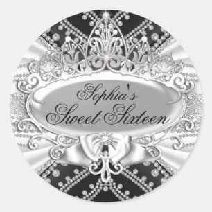 Autocollant Couronne de diamants et argent pour Sw