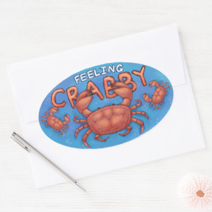 Autocollant crabe