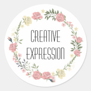 Autocollant créatif de la parole d'expression