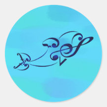 Autocollant Crescendolphin