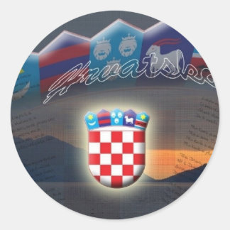 Autocollant Croatie