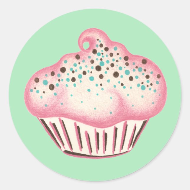Autocollant Cupcake (Devant)