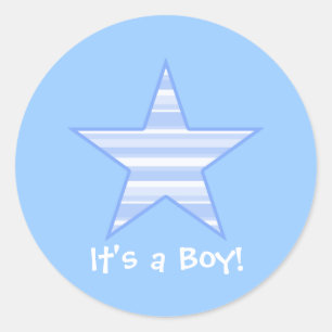 Autocollant Cute Star, C'est un garçon