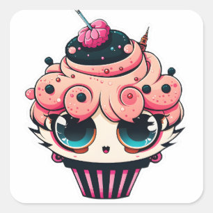Autocollant Cyberpunk Cupcakes