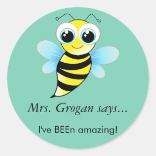 Autocollant d'abeille Extraordinaire