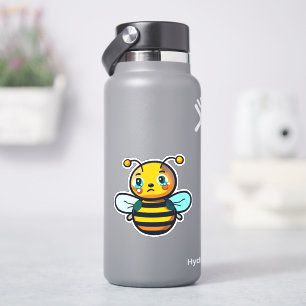 Autocollant d'abeille pour bouteille d'eau