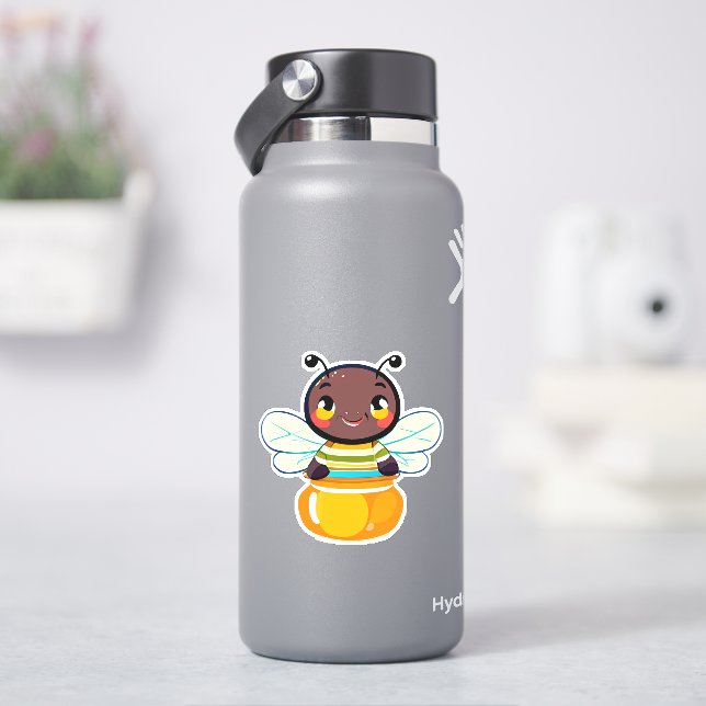 Autocollant d'abeille pour bouteille d'eau (HydroFlask)