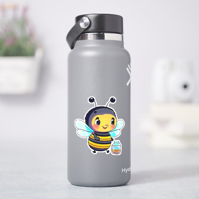 Autocollant d'abeille pour bouteille d'eau (HydroFlask)