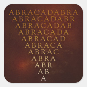 Autocollant d'abracadabra