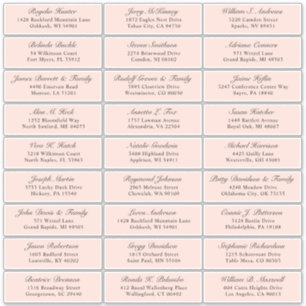 Autocollant d'adresse du mariage de broussailles p