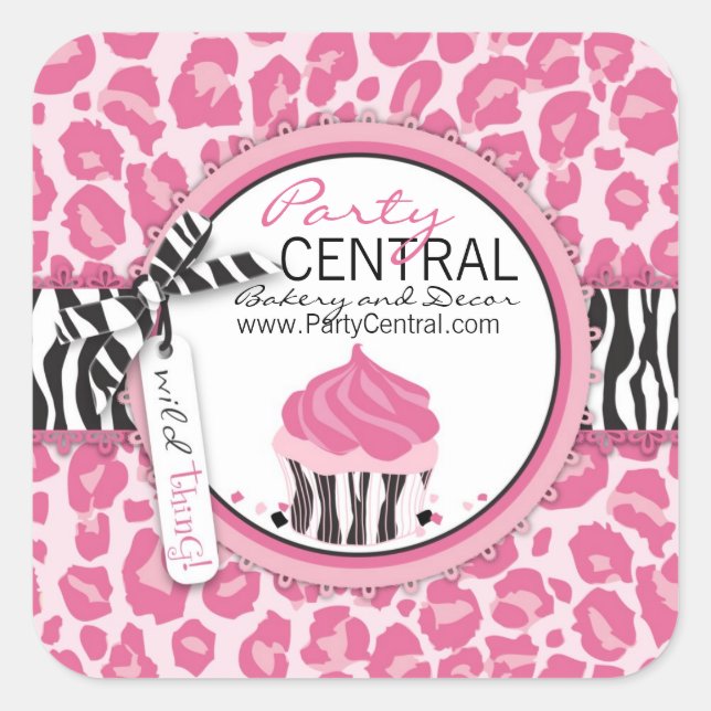 Autocollant d'affaires Wild Cupcake 2 (Devant)