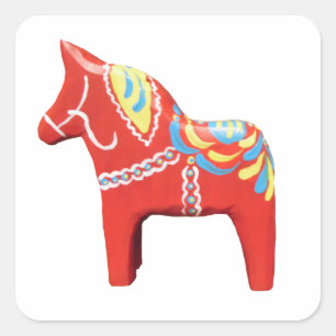Autocollant Dala Horse