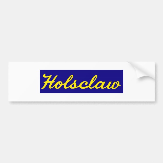 Autocollant d'amortisseur de Holsclaw (Devant)