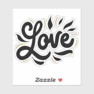 Autocollant d'amour