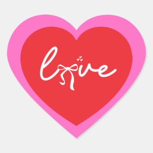 Autocollant d'amour