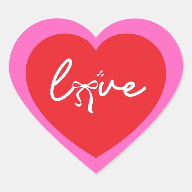Autocollant d'amour (Devant)