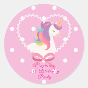 Autocollant d'amour de licorne – Édition Point Ros