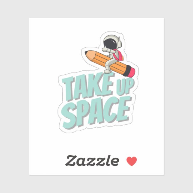 Autocollant d'amour et de positivité (Feuille)