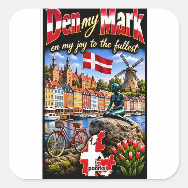 autocollant Danemark (Devant)