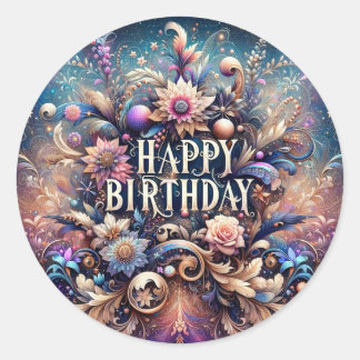 Autocollant d'anniversaire