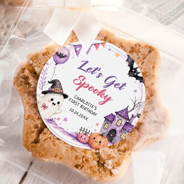 Autocollant d'anniversaire Halloween épouvantable (Créateur téléchargé)