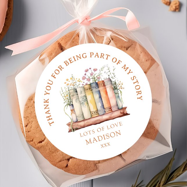 Autocollant d'anniversaire Nouveau Chapitre de Liv (Créateur téléchargé)