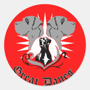 Autocollant Danois géant