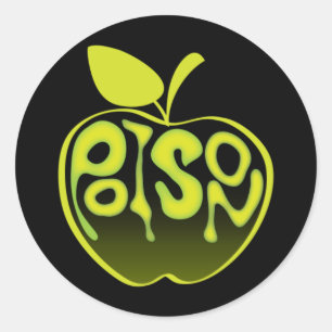 Autocollant d'Apple de poison