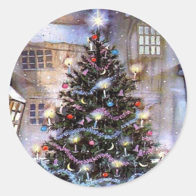 autocollant d'arbre de Noël (Devant)