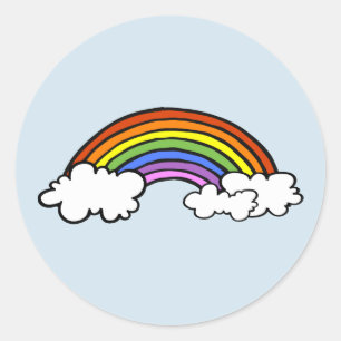 Autocollant d'arc-en-ciel