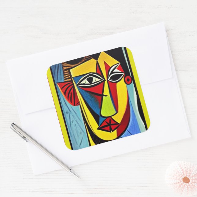 Autocollant d'art Abstrait (Enveloppe)
