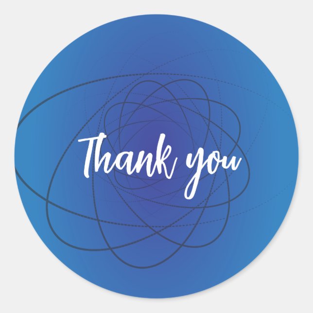 Autocollant d'art arrière - plan noir bleu (Devant)