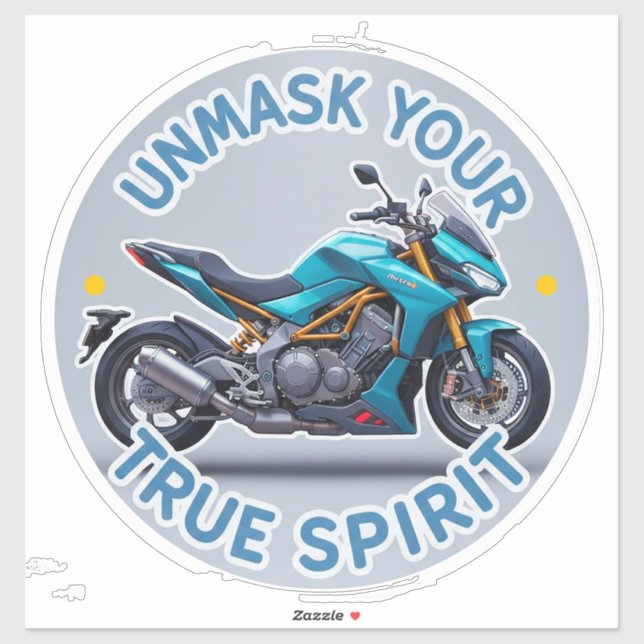 Autocollant d'art de moto à deux roues (Feuille)