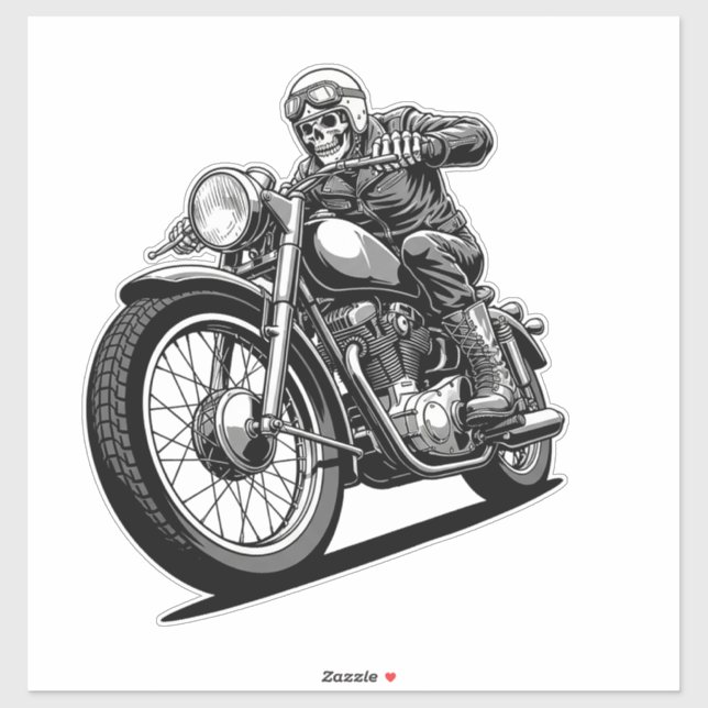 Autocollant d'art de moto à deux roues (Feuille)