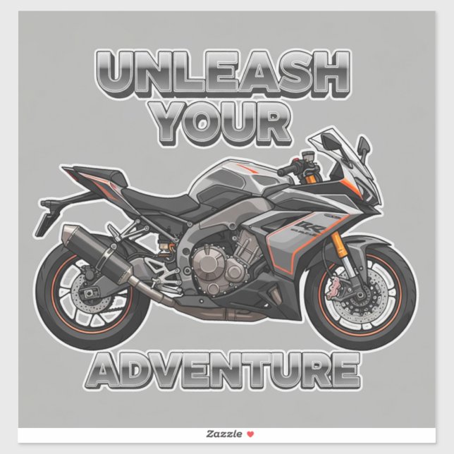 Autocollant d'art de moto à deux roues (Feuille)