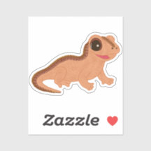Autocollant d'art de reptile mignon dessiné à la m