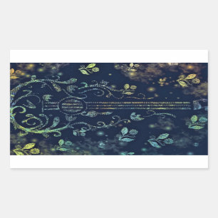 Autocollant d'art guitare aux fleurs
