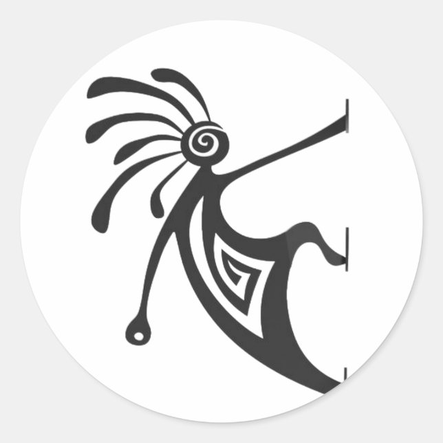 Autocollant d'art tribal  (Devant)