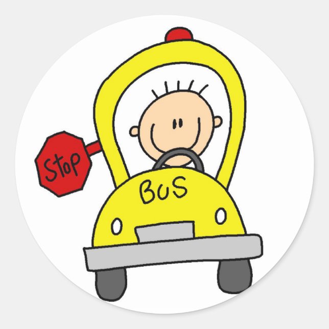 Autocollant d'autobus scolaire (Devant)