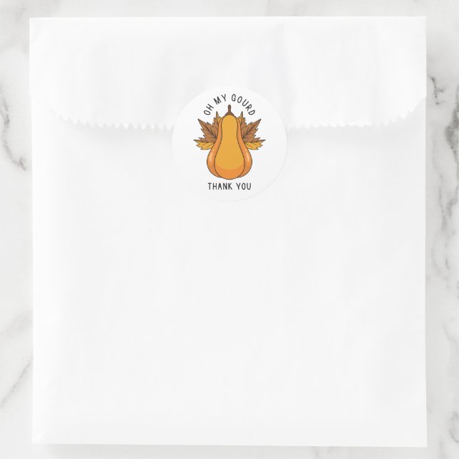 Autocollant d'automne pour petite entreprise (Sac)
