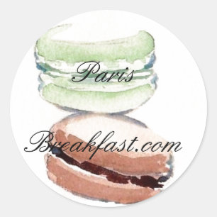Autocollant de 4 Paris Macarons