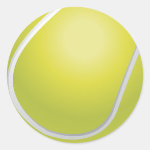 Autocollant de balle de tennis