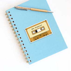 Autocollant de bande de cassette