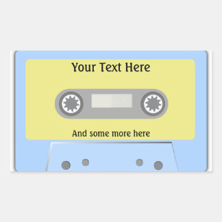 Autocollant de bande de cassette