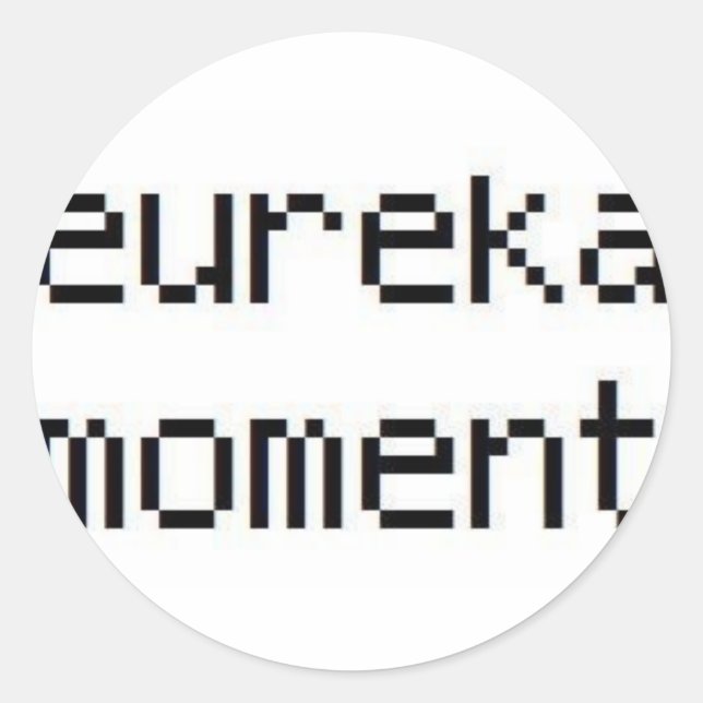 Autocollant de bande de moment d'Eureka (Devant)