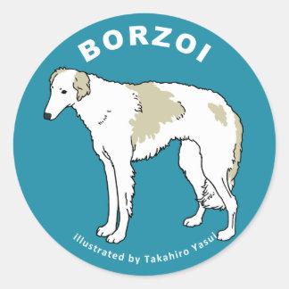 Autocollant de barzoï