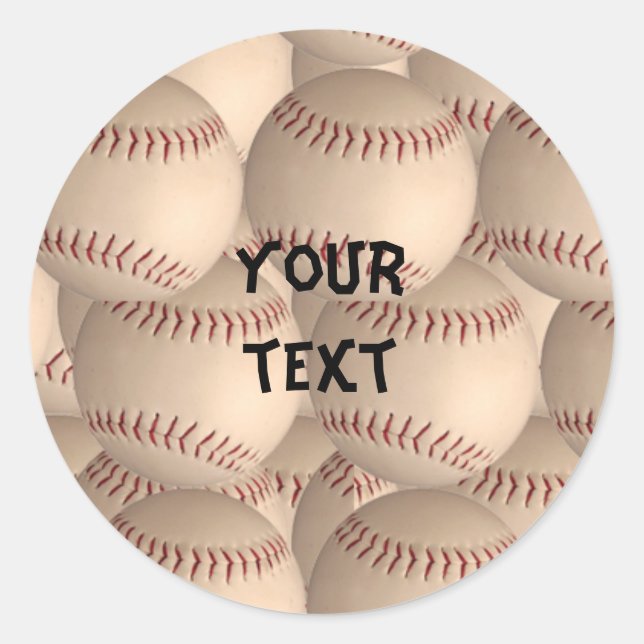 autocollant de base-ball (Devant)