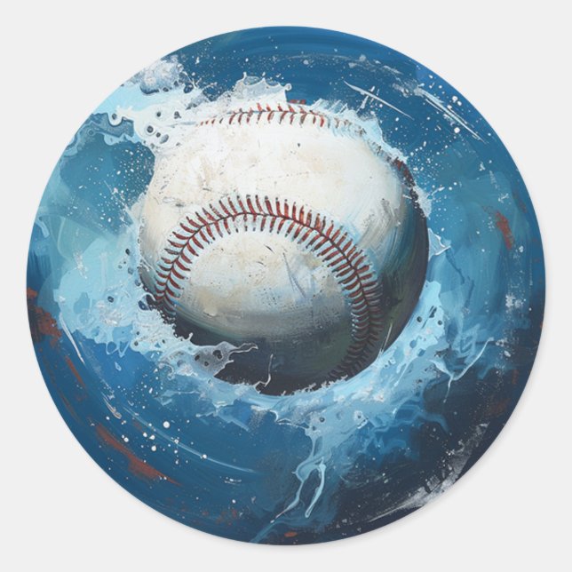 Autocollant de baseball (Devant)