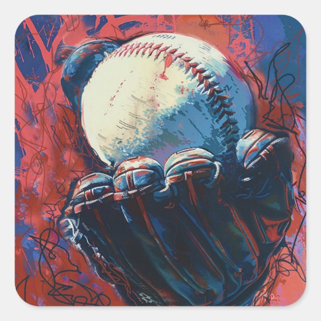 Autocollant de baseball (Devant)