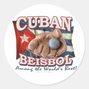 Autocollant de baseball cubain